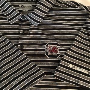 EUC Columbia Golf Gamecocks polo